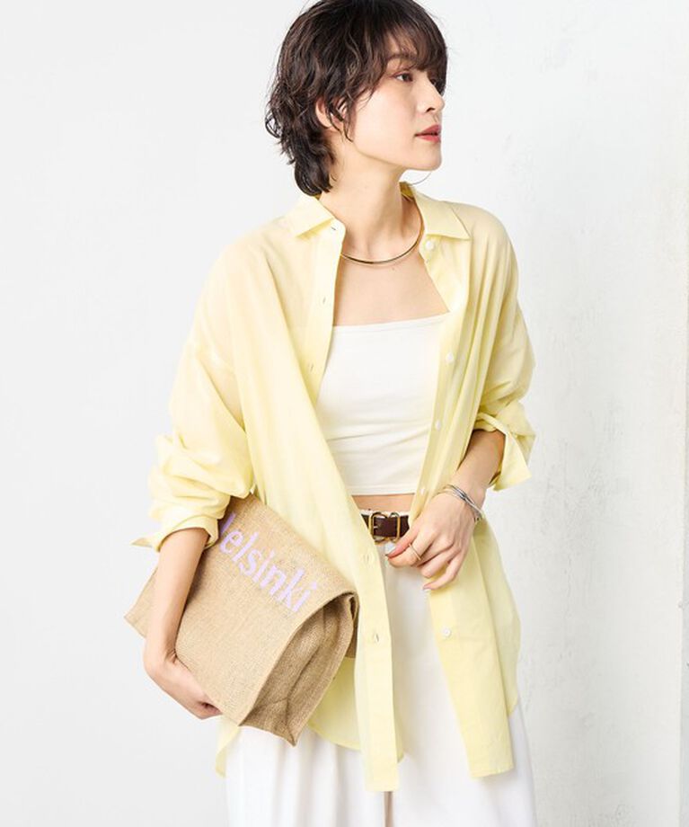 NOLLEY'S「◇【WEB限定】MY STANDARD シアーシャツ」|シャツ・ブラウス|