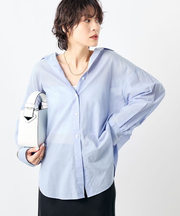 NOLLEY'S「◇【WEB限定】MY STANDARD シアーシャツ」|シャツ・ブラウス|