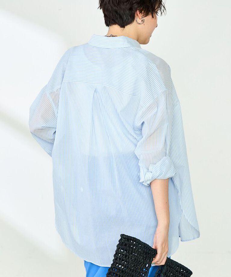 NOLLEY'S「◇【WEB限定】MY STANDARD シアーシャツ」|シャツ・ブラウス|