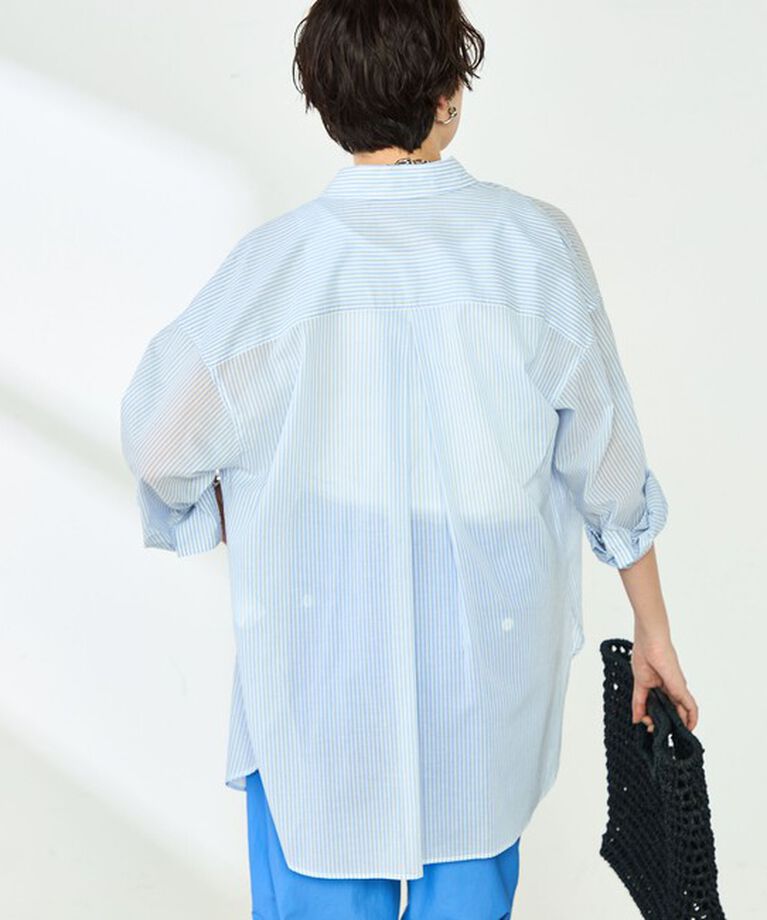 NOLLEY'S「◇【WEB限定】MY STANDARD シアーシャツ」|シャツ・ブラウス|