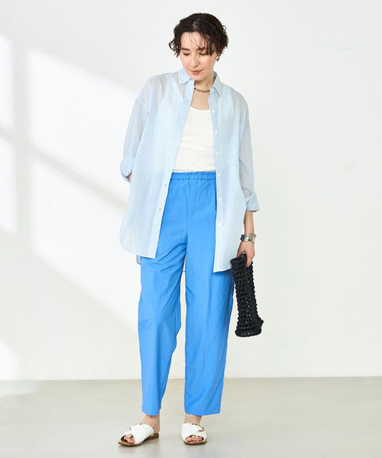 NOLLEY'S「◇【WEB限定】MY STANDARD シアーシャツ」|シャツ・ブラウス|