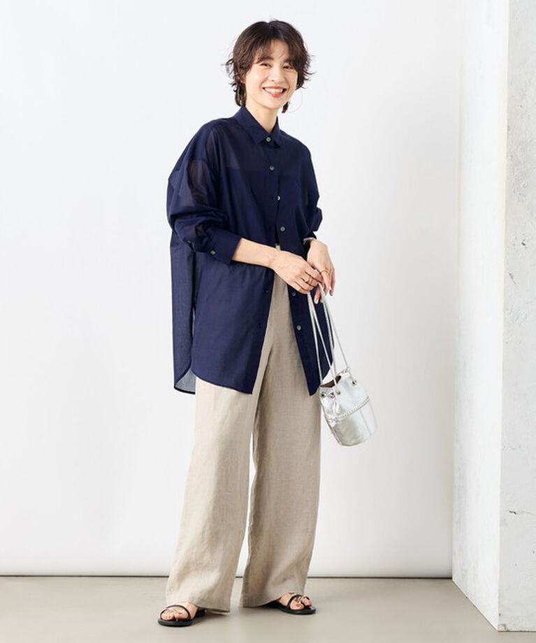 NOLLEY'S「◇【WEB限定】MY STANDARD シアーシャツ」|シャツ・ブラウス|
