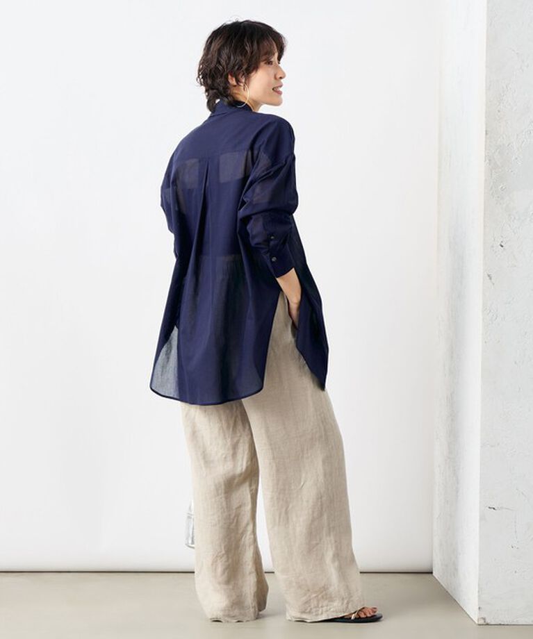NOLLEY'S「◇【WEB限定】MY STANDARD シアーシャツ」|シャツ・ブラウス|