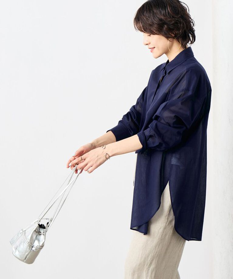 NOLLEY'S「◇【WEB限定】MY STANDARD シアーシャツ」|シャツ・ブラウス|