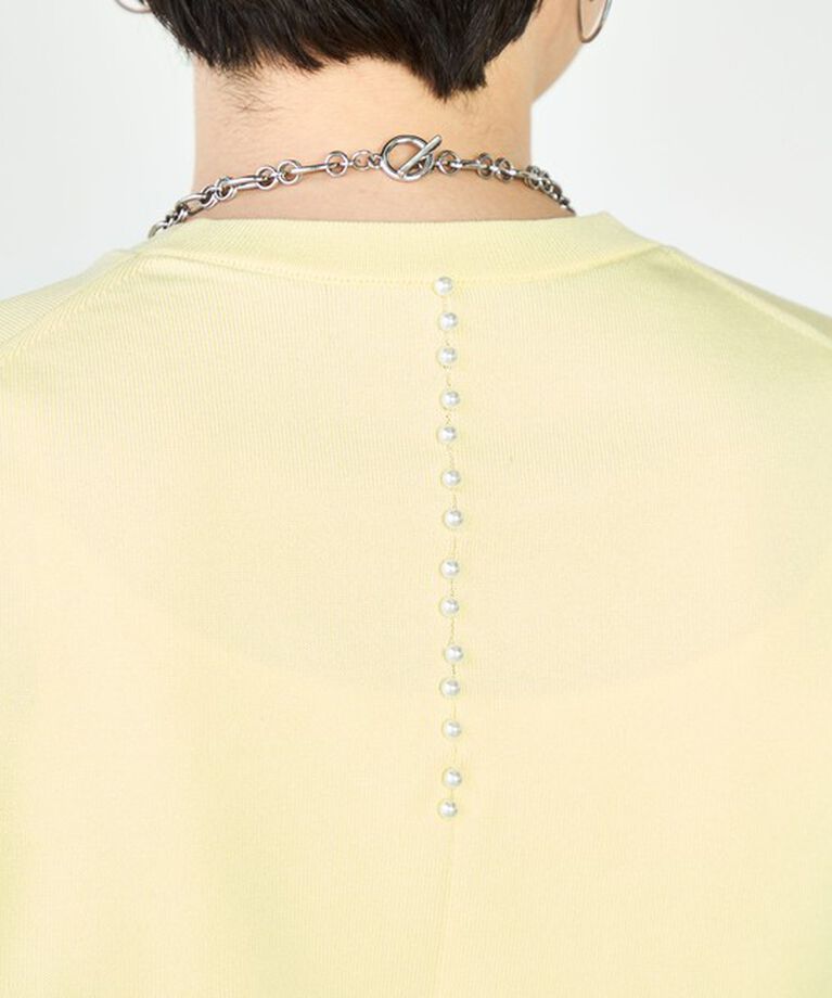 NOLLEY'S sophi「《手洗い可能》バックパールフォルム袖プルオーバーニット」|ニット・セーター|