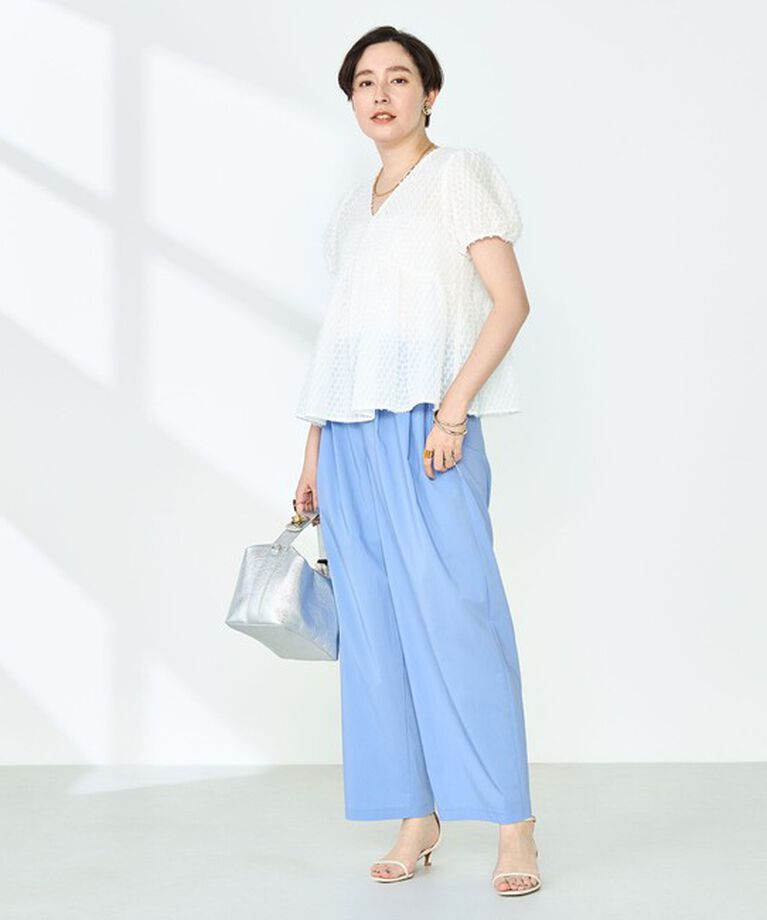 NOLLEY'S「《セットアップ対応》撥水ストレッチタフタツータックパンツ」|その他|