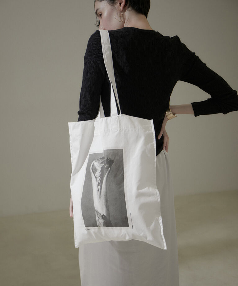 SALON adam et rope'「【KARL BLOSSFELD】フォトプリントトートバッグ」|トートバッグ|ホワイト(10)