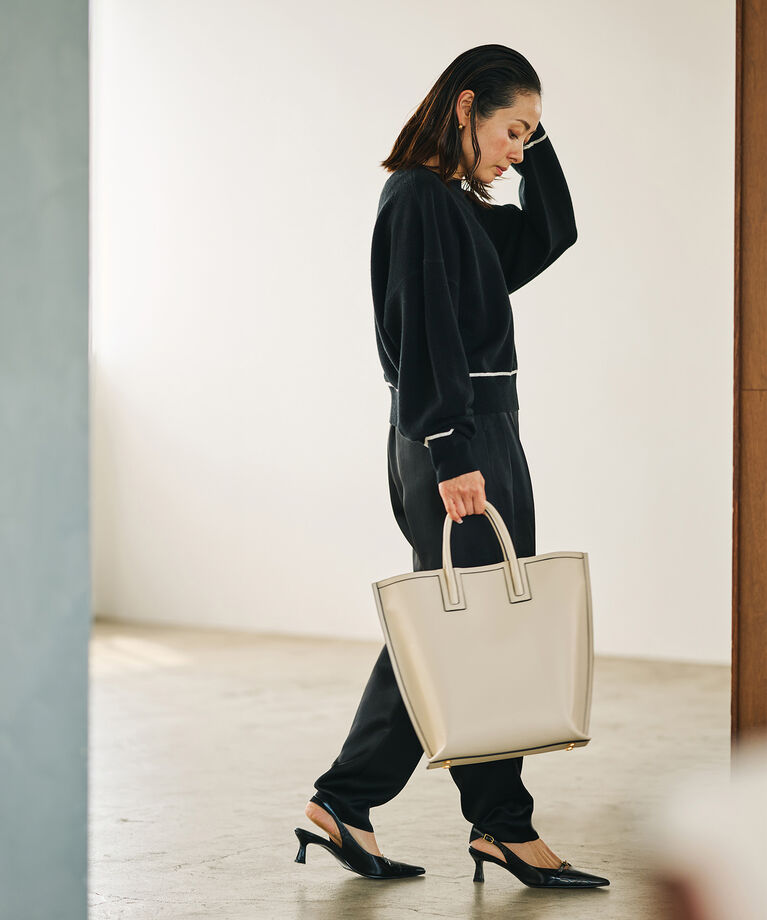 E'POR「【A4対応】【E'POR】LIMITED MODEL Ree Large（リー）【雑誌掲載】【通勤】」|トートバッグ|