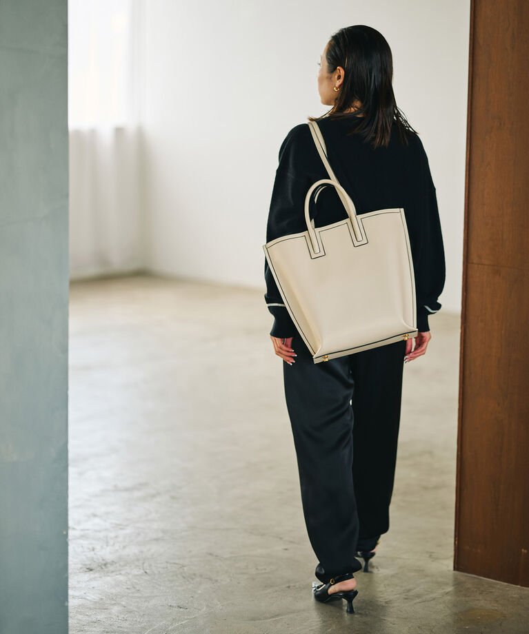 E'POR「【A4対応】【E'POR】LIMITED MODEL Ree Large（リー）【雑誌掲載】【通勤】」|トートバッグ|