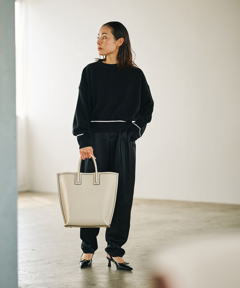 E'POR「【A4対応】【E'POR】LIMITED MODEL Ree Large（リー）【雑誌掲載】【通勤】」|トートバッグ|