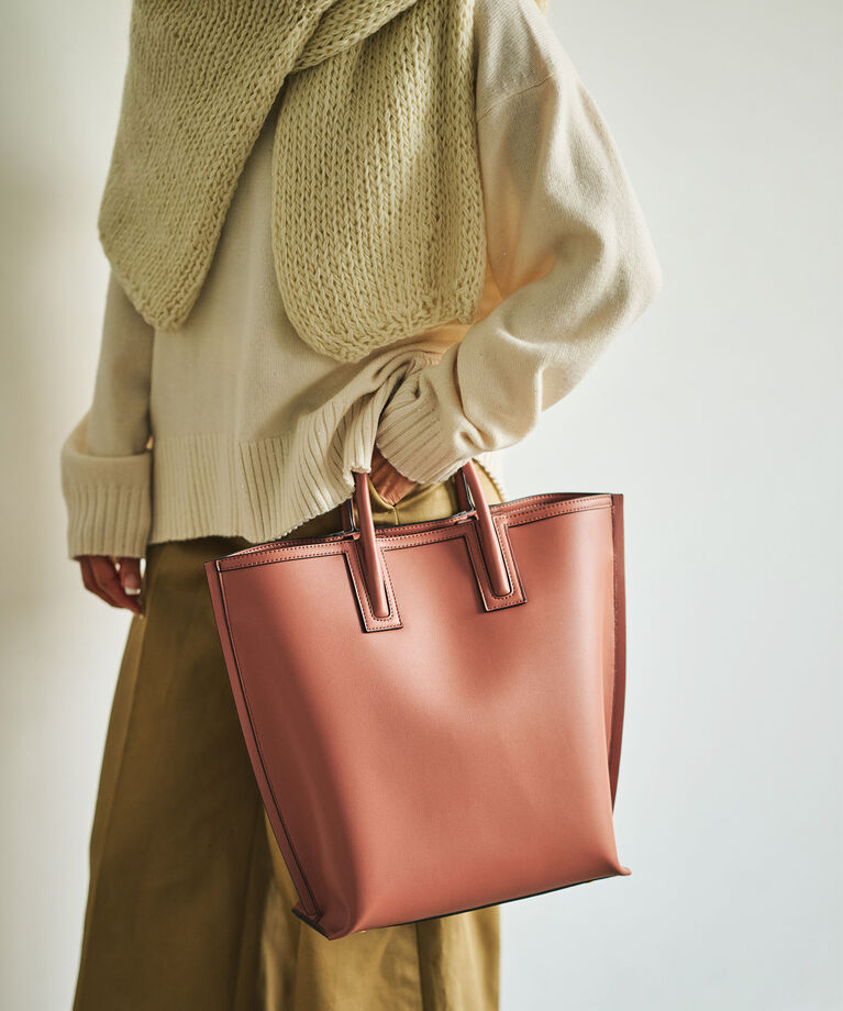 E'POR「【A4対応】【E'POR】LIMITED MODEL Ree Large（リー）【雑誌掲載】【通勤】」|トートバッグ|ピンク系(65)