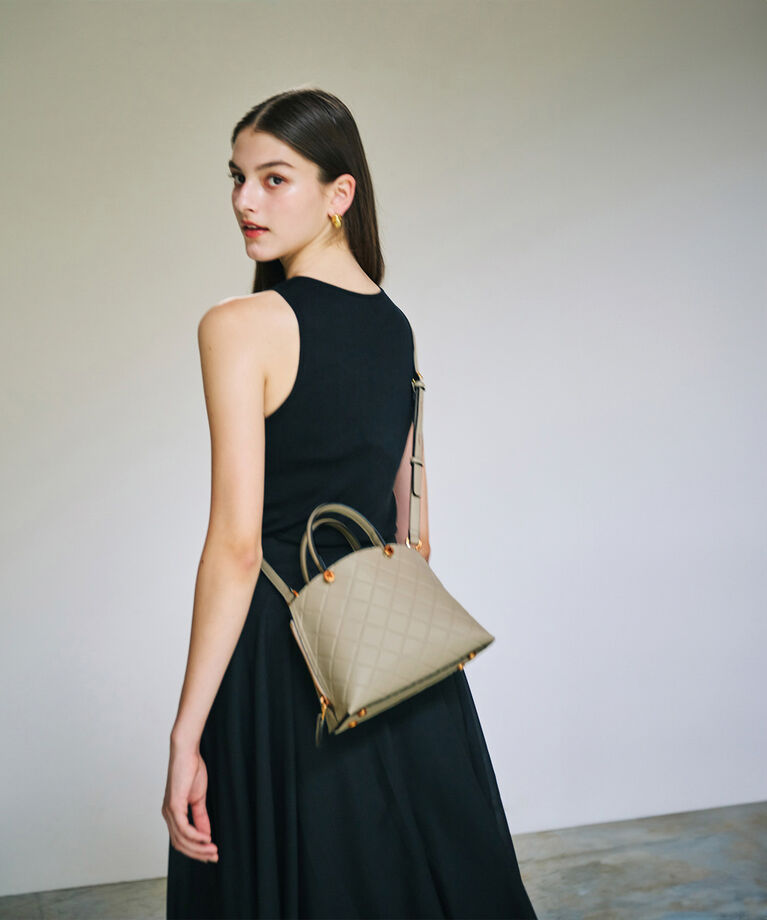 E'POR「【24AW】【E'POR】Y BAG Mini Emboss」|ハンドバッグ|