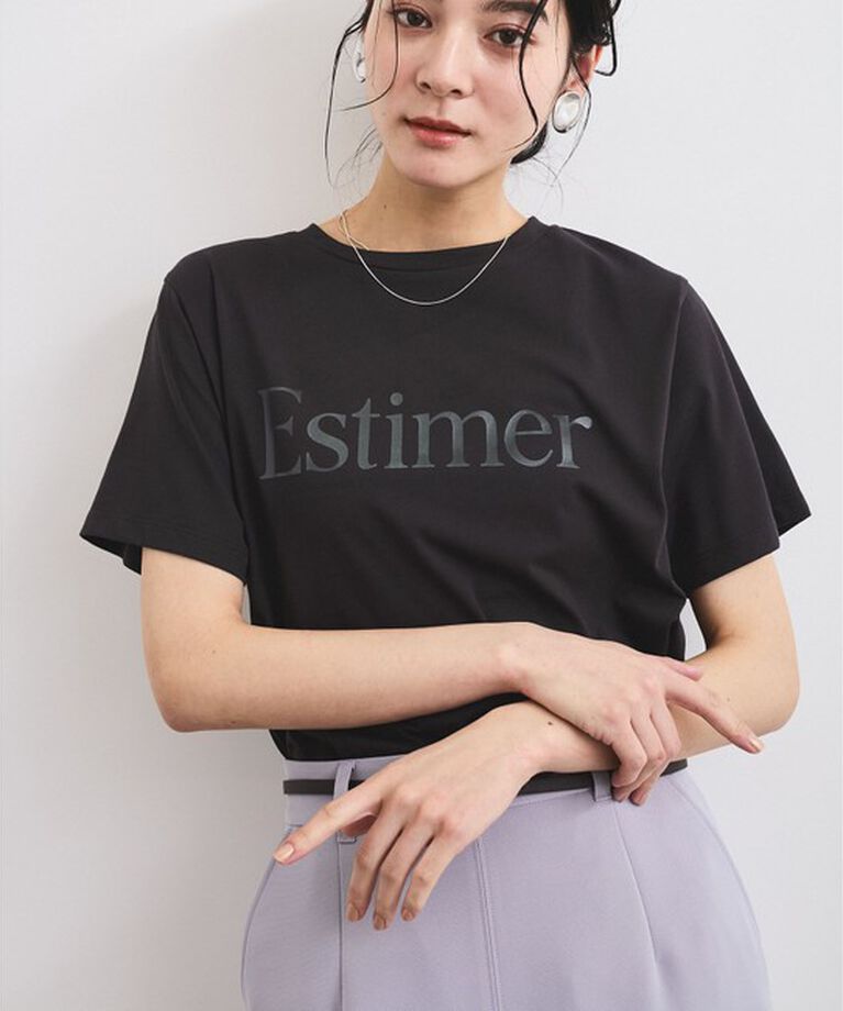 VIS「【接触冷感/洗える】アソートロゴプリントTシャツ」|Tシャツ・カットソー|