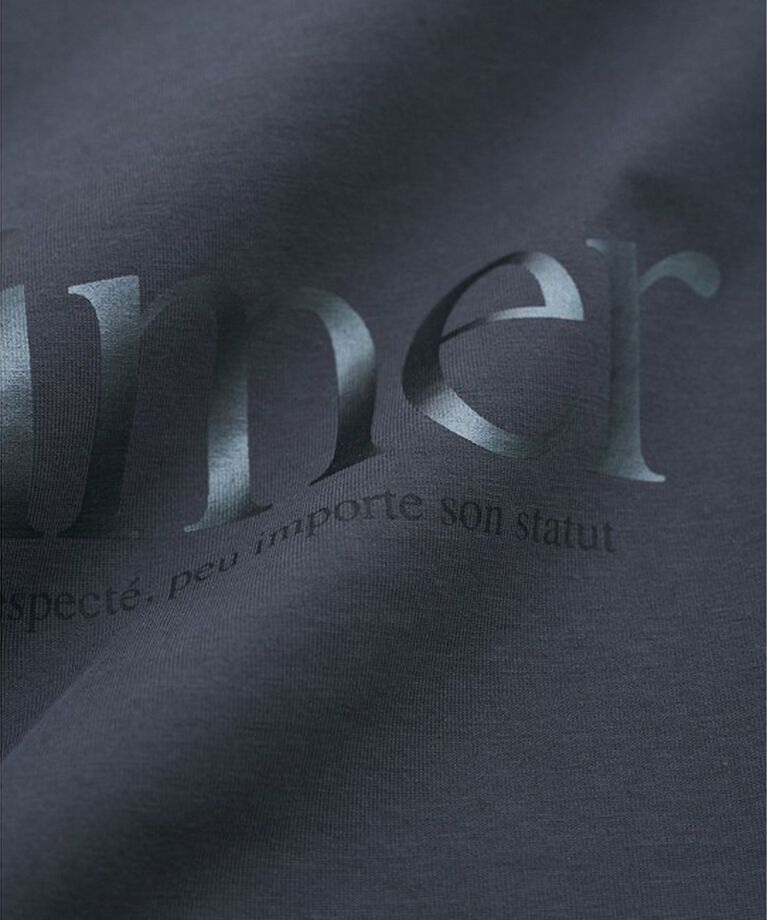 VIS「【接触冷感/洗える】アソートロゴプリントTシャツ」|Tシャツ・カットソー|