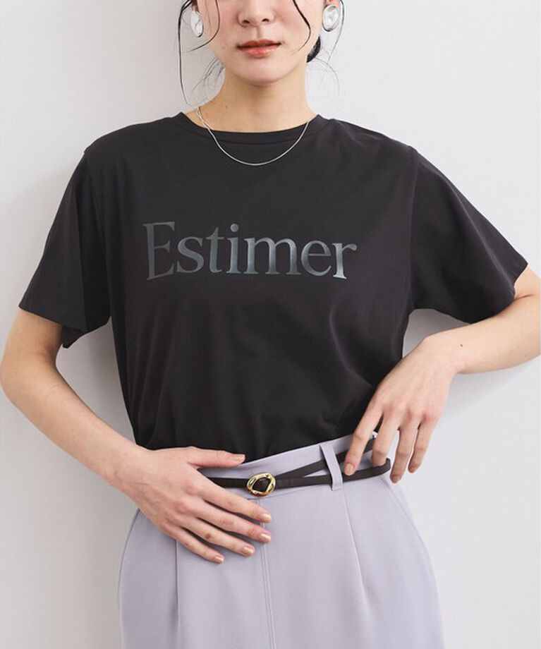 VIS「【接触冷感/洗える】アソートロゴプリントTシャツ」|Tシャツ・カットソー|