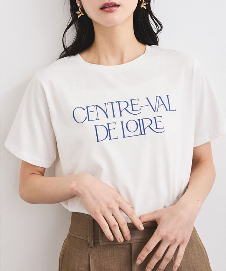 VIS「【接触冷感/洗える】アソートロゴプリントTシャツ」|Tシャツ・カットソー|ホワイト(10)