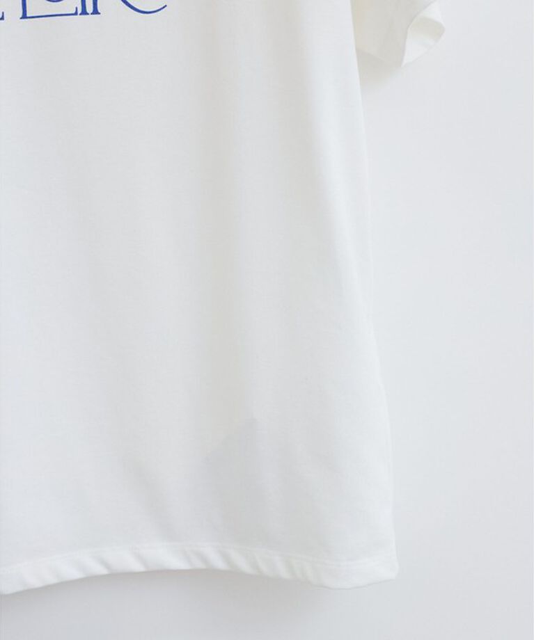 VIS「【接触冷感/洗える】アソートロゴプリントTシャツ」|Tシャツ・カットソー|