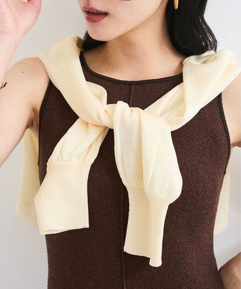 VIS「配色ニットタンクワンピース」|ワンピース|