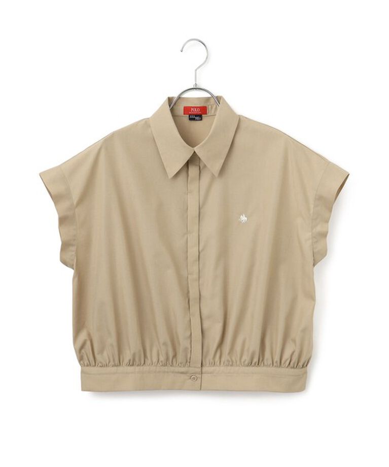 VIS「【POLO BCS】VIS別注フレンチスリーブドローストリングシャツ」|シャツ・ブラウス|