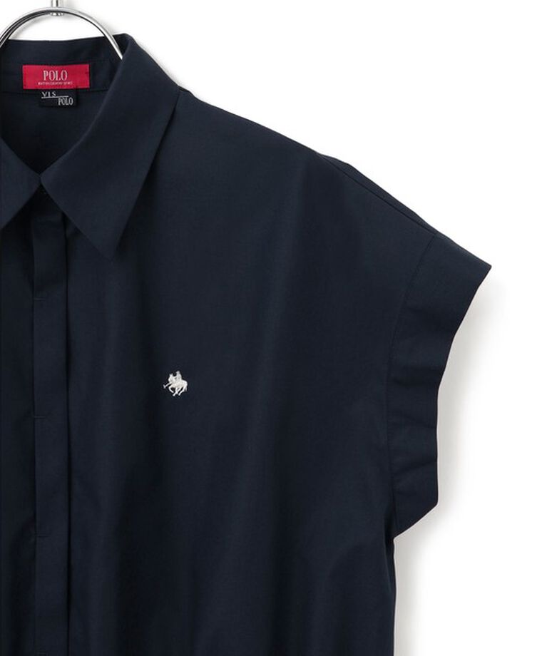 VIS「【POLO BCS】VIS別注フレンチスリーブドローストリングシャツ」|シャツ・ブラウス|