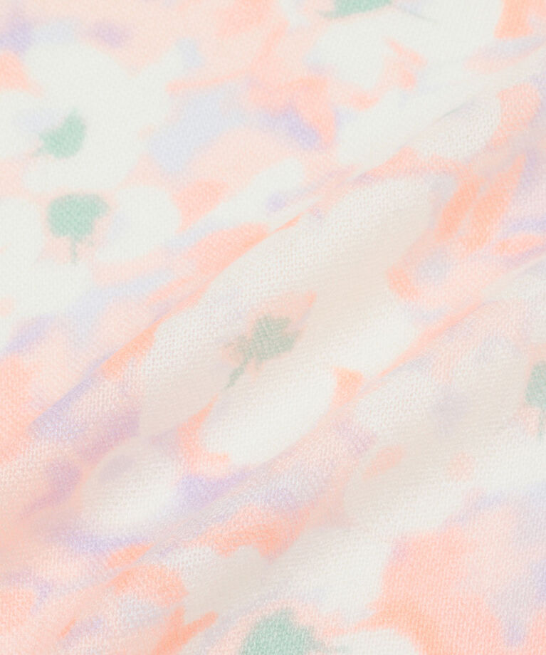 ROPE PICNIC PASSAGE「ホワイトフラワープリントストール」|ストール|