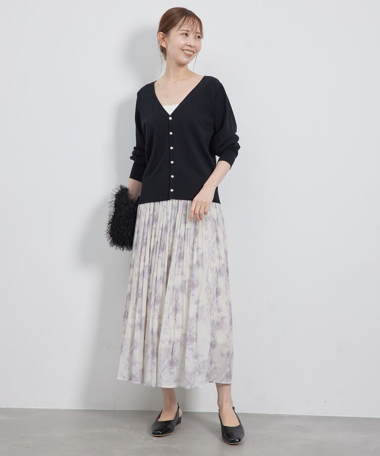 Rope’Picnic「【新色追加】着丈が選べるエアリープリーツスカート」|スカート|