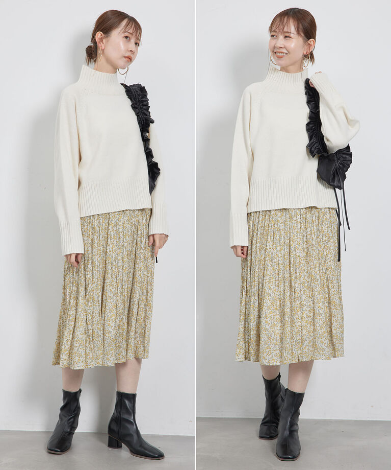 Rope’Picnic「【新色追加】着丈が選べるエアリープリーツスカート」|スカート|