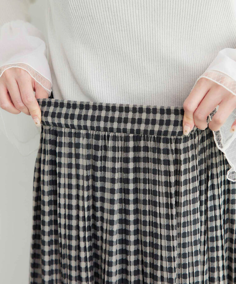 Rope’Picnic「【新色追加】着丈が選べるエアリープリーツスカート」|スカート|