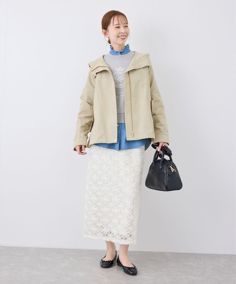 Rope’Picnic「【花粉ガード・撥水加工】ベーシックマウンテンパーカー　スプリングコート」|その他|