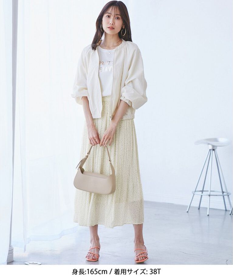 Rope’Picnic「【新色追加】着丈が選べるエアリープリーツスカート」|スカート|