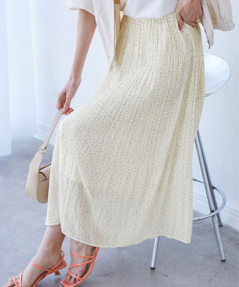 Rope’Picnic「【新色追加】着丈が選べるエアリープリーツスカート」|スカート|