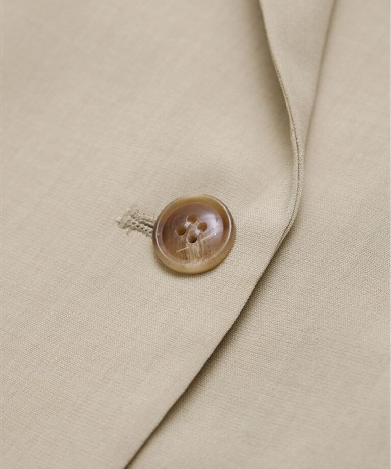 Rope’Picnic「【接触冷感・UVカット・吸水速乾】麻調シアー長袖テーラードジャケット/セットアップ対応」|テーラードジャケット|