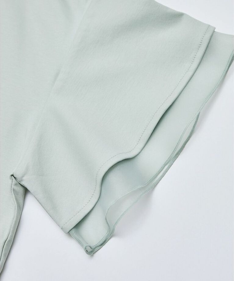Rope’Picnic「【UVカット・接触冷感】着丈が選べる70シルケットシアードッキングトップス」|Tシャツ・カットソー|
