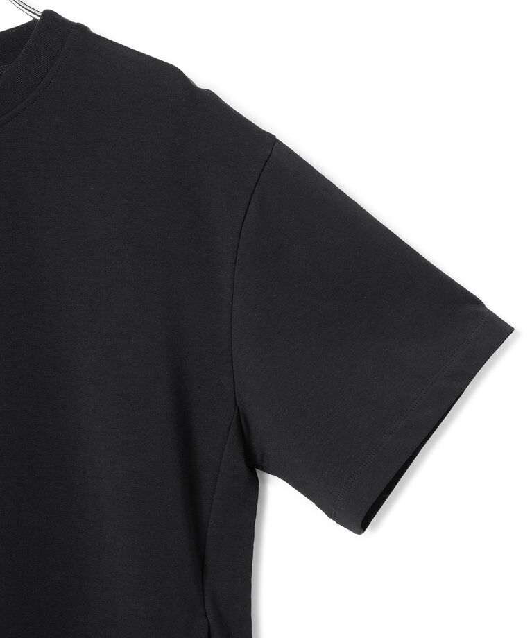 ADAM ET ROPE'「【洗える】ミニ裏毛Tシャツドッキングワンピース」|ワンピース|