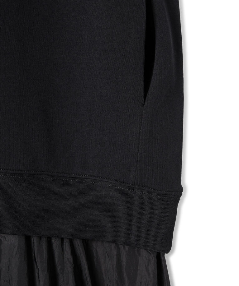ADAM ET ROPE'「【洗える】ミニ裏毛Tシャツドッキングワンピース」|ワンピース|