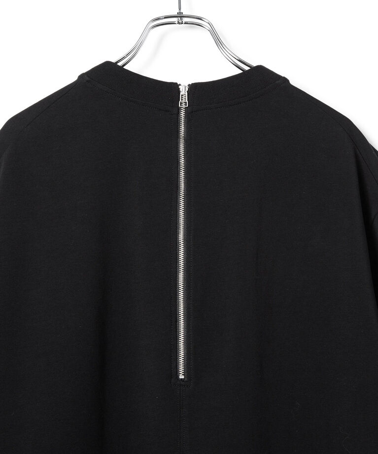ADAM ET ROPE'「【洗える】ミニ裏毛Tシャツドッキングワンピース」|ワンピース|