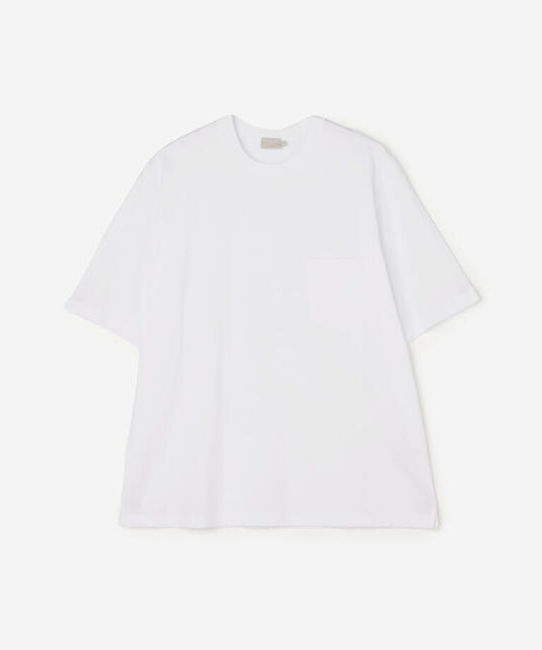 handvaerk「handvaerk | 60/2 クルーネックビッグポケットTシャツ SOLID MEN」|Tシャツ・カットソー|