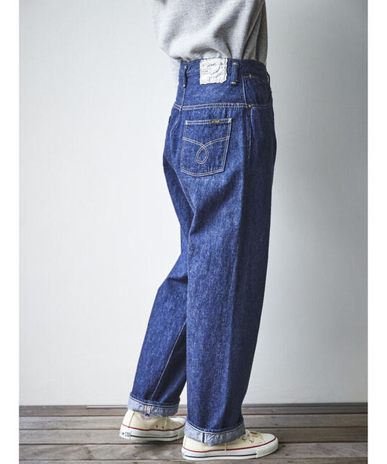  「orSlow | HIGH WAIST SELVEDGE DENIM PANTS WOMEN」|デニム|DENIM