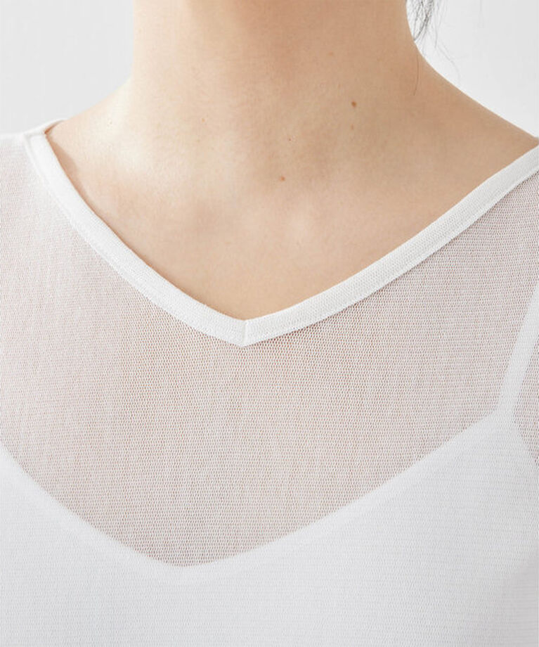  「2wayシアーメッシュプルオーバー」|Tシャツ・カットソー|