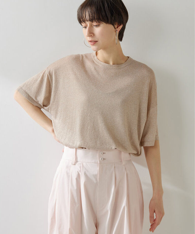  「ラメニットTEE」|ニット・セーター|