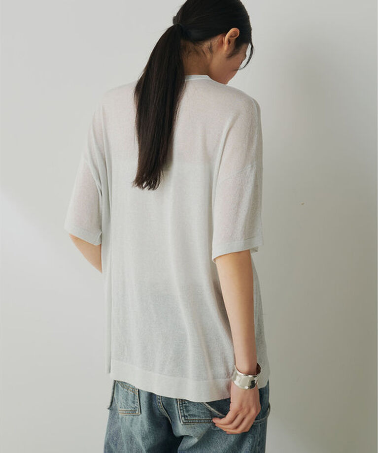  「ラメニットTEE」|ニット・セーター|