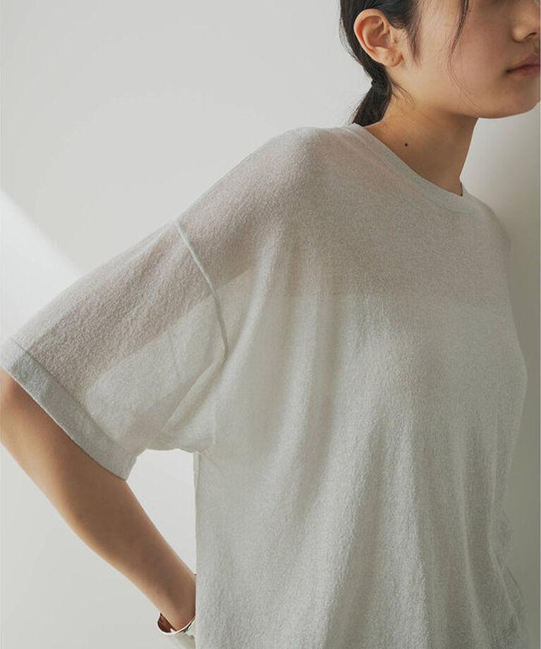  「ラメニットTEE」|ニット・セーター|