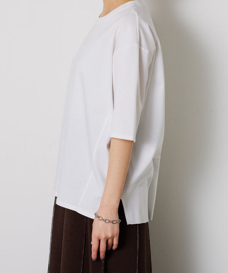  「ハーフスリーブポンチ切替Tシャツ」|Tシャツ・カットソー|