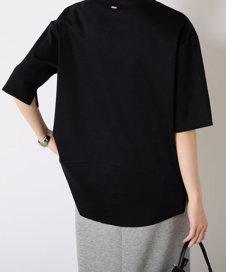  「ハーフスリーブポンチ切替Tシャツ」|Tシャツ・カットソー|