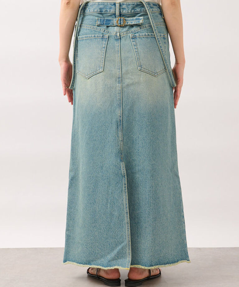  「【MONN.:.(モン)】LOOSE DENIM SKIRT」|スカート|