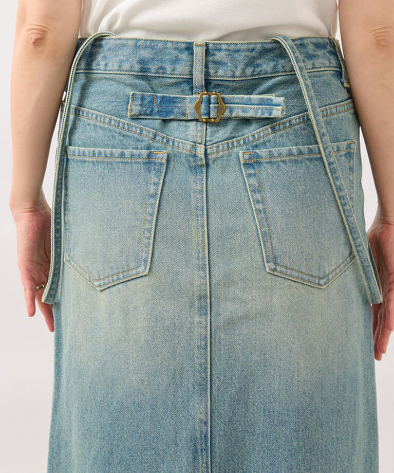  「【MONN.:.(モン)】LOOSE DENIM SKIRT」|スカート|