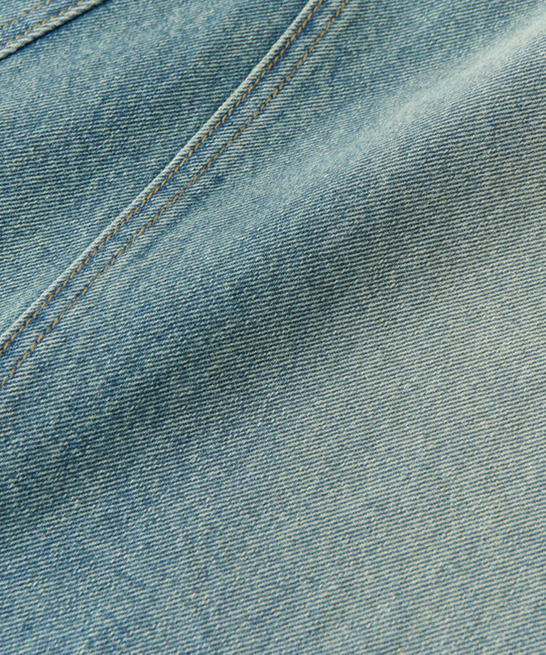  「【MONN.:.(モン)】LOOSE DENIM SKIRT」|スカート|