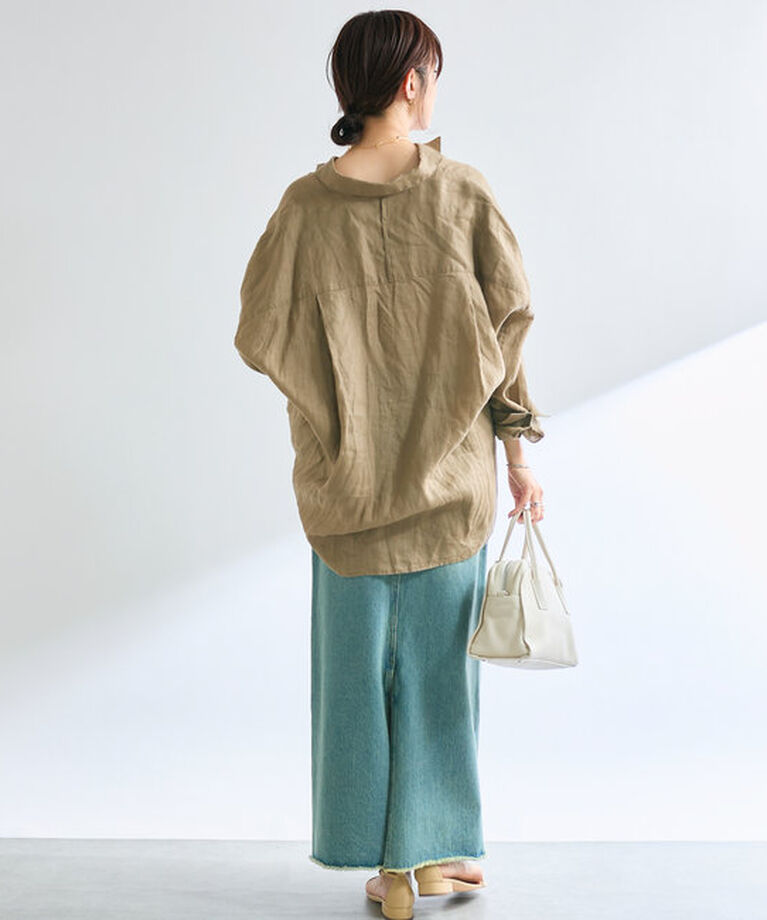  「【MONN.:.(モン)】LOOSE DENIM SKIRT」|スカート|