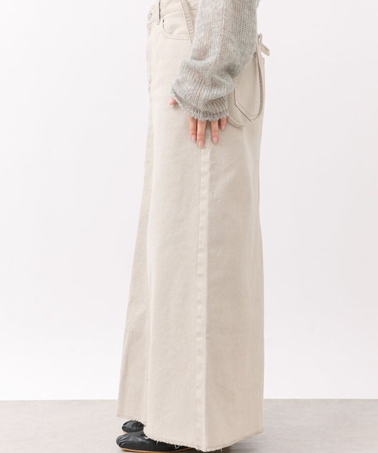  「【MONN.:.(モン)】LOOSE DENIM SKIRT」|スカート|