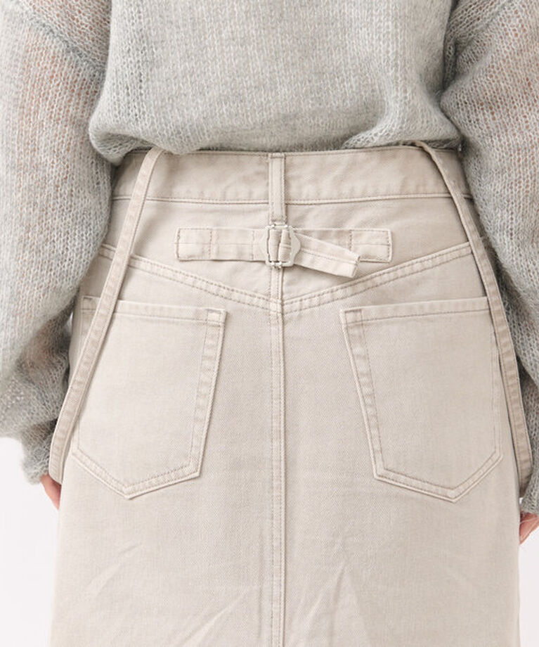  「【MONN.:.(モン)】LOOSE DENIM SKIRT」|スカート|